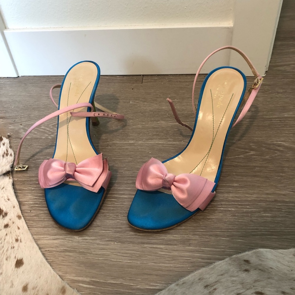 Kate Spade color block heels
